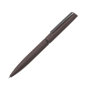 Ручка шариковая FRANCISCA, покрытие soft touch, цвет темно-коричневый