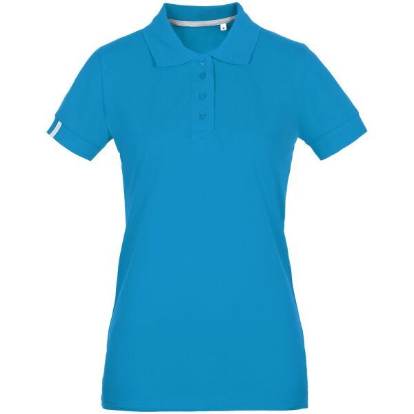 Рубашка поло женская Virma Premium Lady, цвет бирюзовая, размер S