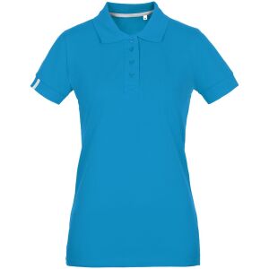 Рубашка поло женская Virma Premium Lady, цвет бирюзовая, размер 3XL