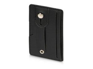 Картхолдер для телефона с держателем и защитой RFID «Lokky», цвет черный