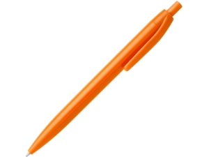 Ручка пластиковая шариковая STIX, черные чернила, цвет оранжевый