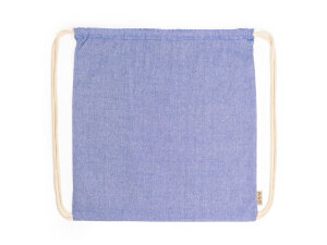 Рюкзак-мешок BRESCIA из переработанного хлопка, цвет королевский синий