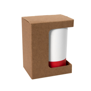 Коробка для кружки 23501 с подиумом, размер 11,9 х 8,6 х 15,2 см, микрогофрокартон, цвет коричневый
