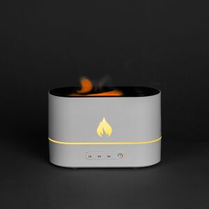 Увлажнитель-ароматизатор с имитацией пламени Fuego, цвет белый