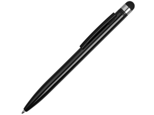 Ручка-стилус пластиковая шариковая «Poke», цвет черный