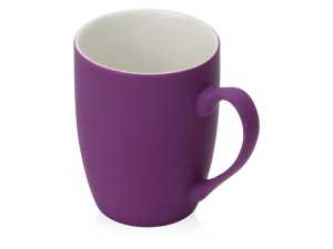 Кружка с покрытием soft-touch “Tulip Gum”, цвет фиолетовый