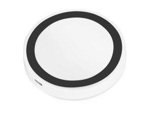 Беспроводное зарядное устройство «Dot», 5 Вт, цвет белый/черный