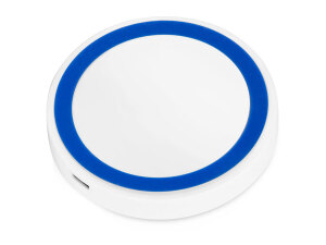 Беспроводное зарядное устройство «Dot», 5 Вт, цвет белый/синий