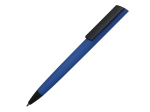 Ручка пластиковая шариковая C1 софт-тач, цвет синий
