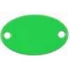 Шильдик металлический Alfa Oval, цвет зеленый неон