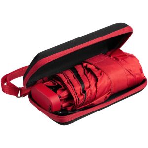 Складной зонт Color Action, в кейсе, цвет красный