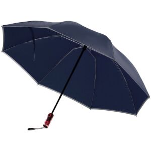 Зонт наоборот складной Futurum, цвет темно-синий