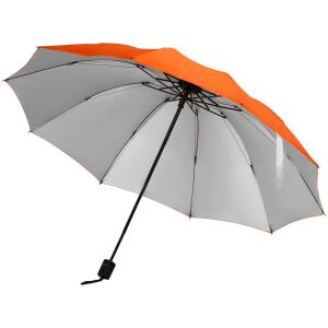 Зонт-наоборот складной Stardome, цвет оранжевый