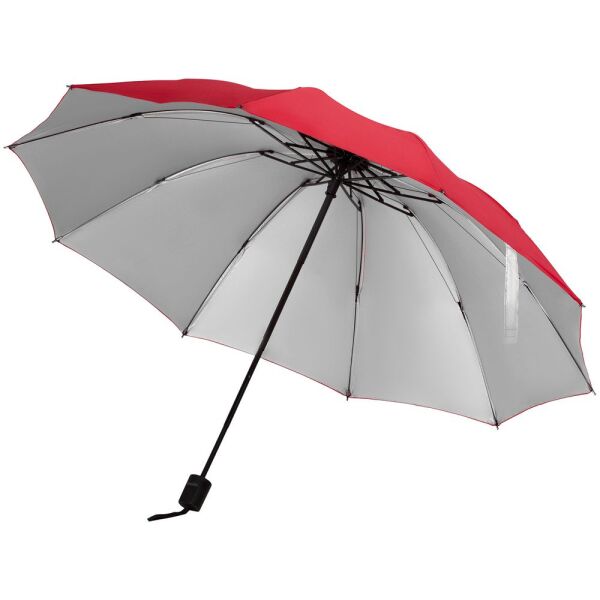 Зонт-наоборот складной Stardome, цвет красный