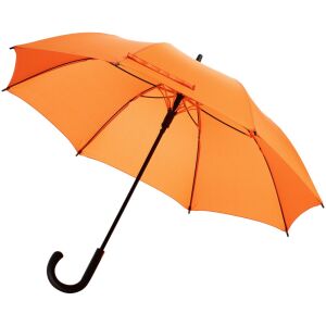 Зонт-трость Undercolor с цветными спицами, цвет оранжевый