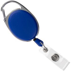 Ретрактор Access New с карабином, цвет синий