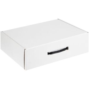 Коробка самосборная Light Case, цвет белая, с черной ручкой