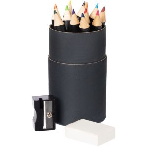 Набор цветных карандашей Pencilvania Tube Plus, цвет черный