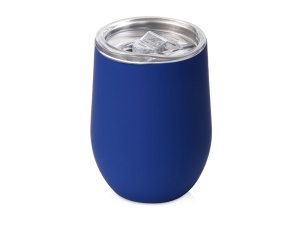 Термокружка Sense Gum, soft-touch, непротекаемая крышка, 370мл, цвет синий