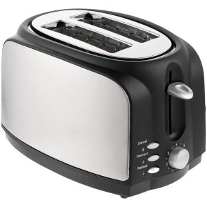 Электрический тостер Postre, цвет серебристо-черный