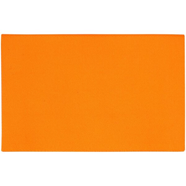 Лейбл тканевый Epsilon, XL, цвет оранжевый неон