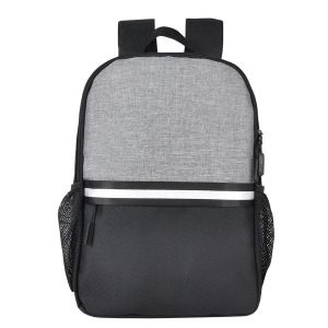 Рюкзак Cool, цвет серый/чёрный, 43 x 30 x 13 см, 100% полиэстер