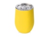 Термокружка Sense Gum, soft-touch, непротекаемая крышка, 370мл, цвет желтый (P)