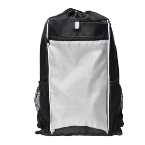 Рюкзак Fab, цвет белый/чёрный, 47 x 27 см, 100% полиэстер 210D