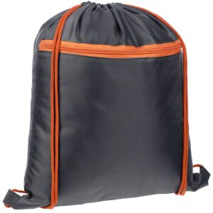 Детский рюкзак Novice, цвет серый с оранжевым