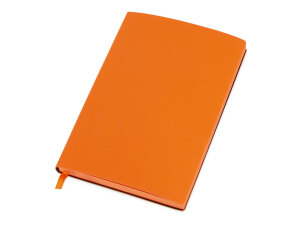 Бизнес-блокнот C1 софт-тач, гибкая обложка, 128 листов, цвет оранжевый
