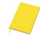 Бизнес-блокнот C1 софт-тач, гибкая обложка, 128 листов, цвет желтый