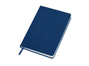 Бизнес-блокнот C2 софт-тач, твердая обложка, 128 листов, цвет темно-синий
