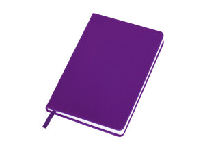 Бизнес-блокнот C2 софт-тач, твердая обложка, 128 листов, цвет фиолетовый