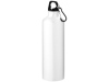 Алюминиевая бутылка для воды Oregon объемом 770 мл с карабином, цвет белый (P)