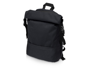 Рюкзак Shed водостойкий с двумя отделениями для ноутбука 15'', цвет черный (P)