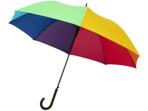 23-дюймовый ветрозащитный полуавтоматический зонт Sarah,  цвет радужный