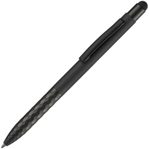 Ручка шариковая со стилусом Digit Soft Touch, цвет черная