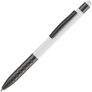Ручка шариковая со стилусом Digit Soft Touch, цвет белая