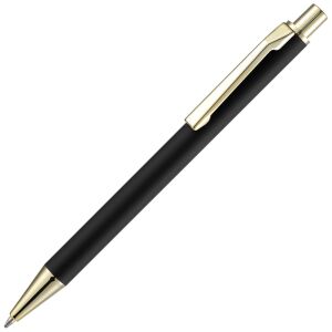 Ручка шариковая Lobby Soft Touch Gold, цвет черная