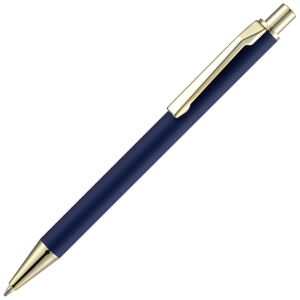 Ручка шариковая Lobby Soft Touch Gold, цвет синяя