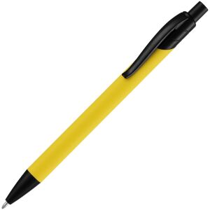Ручка шариковая Undertone Black Soft Touch, цвет желтая