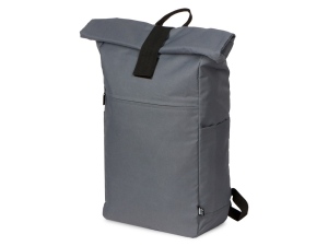 Рюкзак на липучке Vel из переработанного пластика, цвет серый
