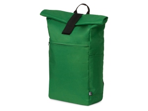 Рюкзак на липучке Vel из переработанного пластика, цвет темно-зеленый