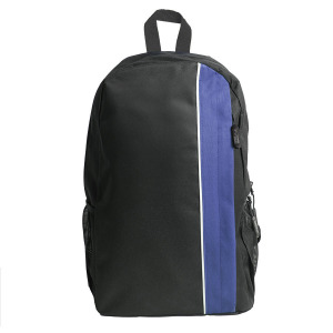 Рюкзак PLUS, цвет чёрный/т.синий, 44 x 26 x 12 см, 100% полиэстер 600D