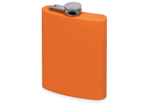 Фляжка 240 мл Remarque soft touch, 304 сталь, цвет оранжевый