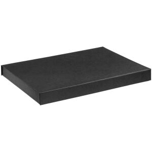 Коробка Roomy с ложементом под ежедневник и ручку, цвет черная