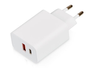 Сетевое зарядное устройство c выходами USB-A и USB-C «Recharger», 10 Вт, цвет белый