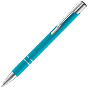 Ручка шариковая Keskus Soft Touch, цвет бирюзовая