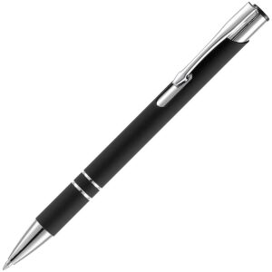 Ручка шариковая Keskus Soft Touch, цвет черная