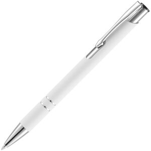 Ручка шариковая Keskus Soft Touch, цвет белая